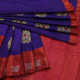 Exclusive Banaras Tissue Silk Saree in the Shades of Navy